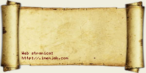 Nikolina Ćokić vizit kartica